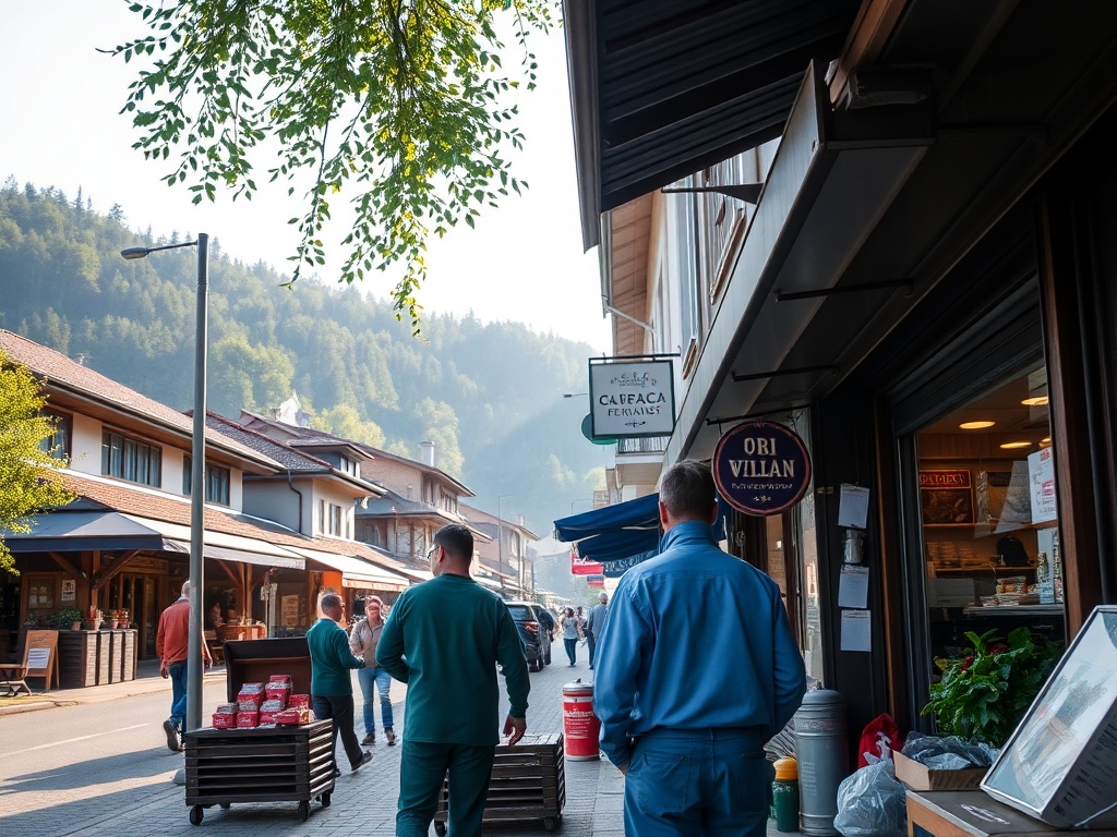 Pracownik z 50-letnim stażem pracy otrzymuje świadectwo emerytalne w Karpaczu