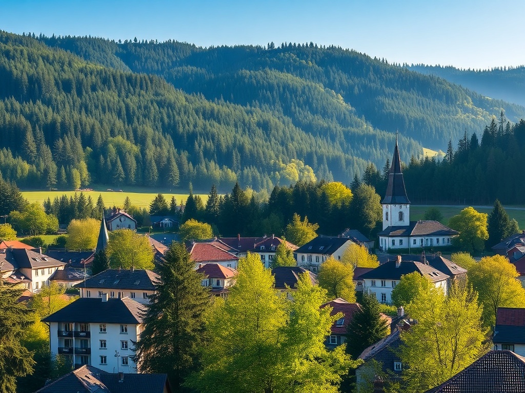 Ilustracja symbolizująca terminowe składanie PIT, z elementami nawiązującymi do Karpacza i górskiego krajobrazu.